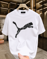 Camo Panther Graphic Oversized T-Shirt