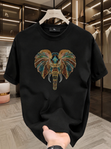 Elephant Embroidery Premium Oversized Tshirt