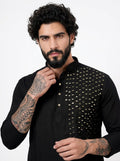 Men’s Embellished Straight Kurta – Premium Ethnic Wear